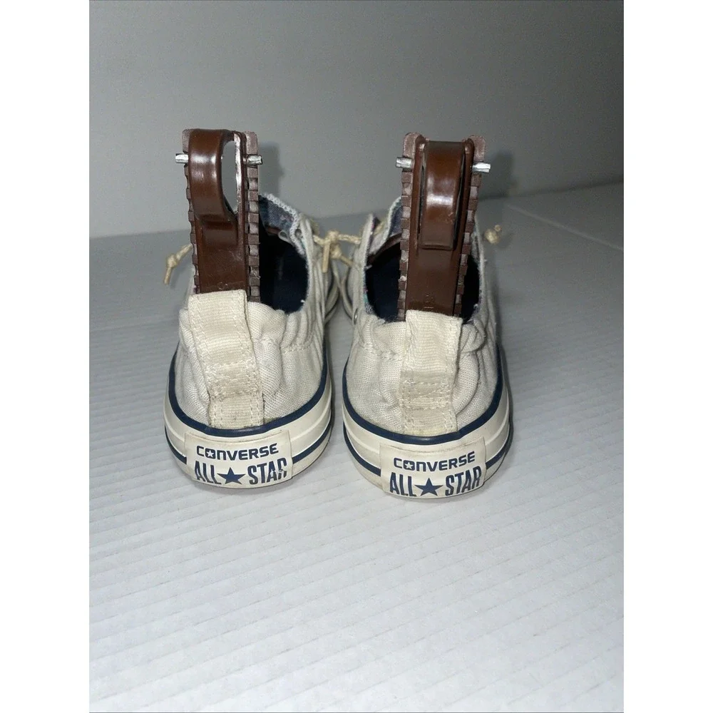 Converse All Star Shoreline Slip On White Sneaker Rope Laces Womens Size 7.5 - Picture 6 of 8